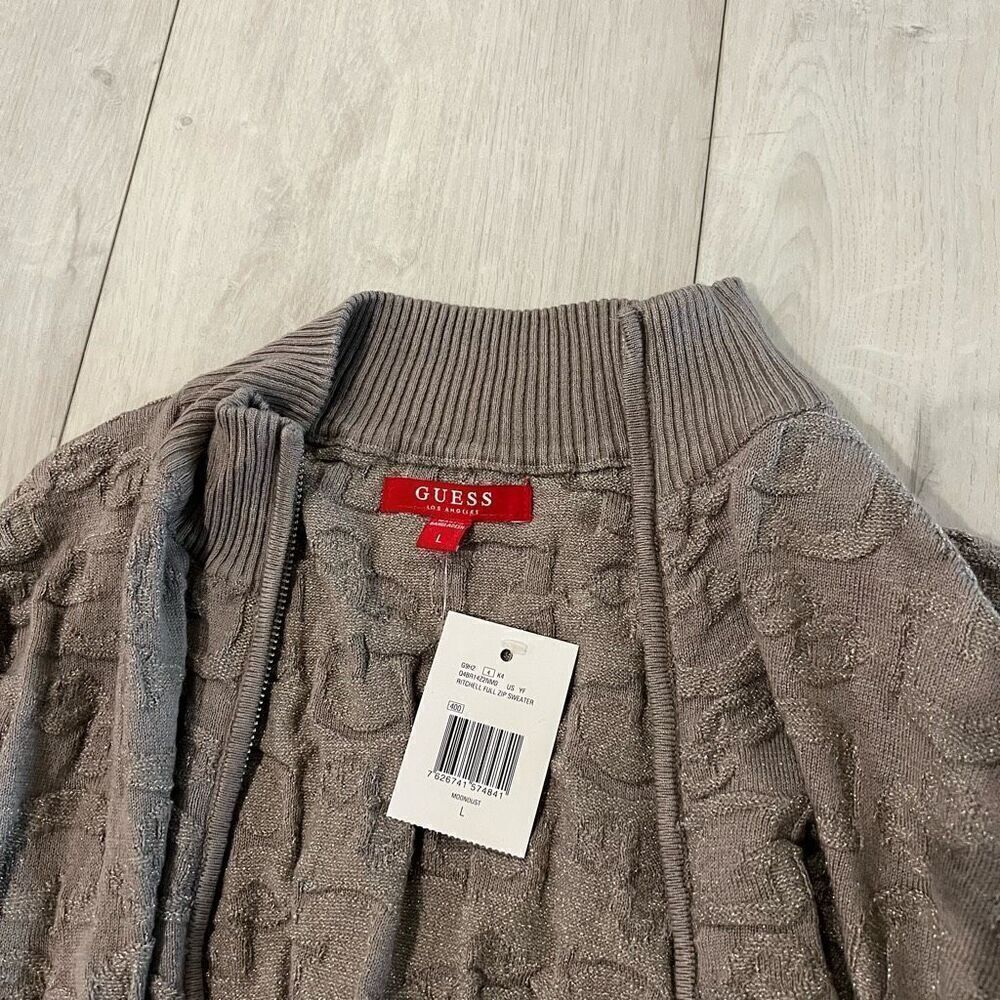 Guess Ritchell Full-Zip Sweater size L - Picture 6 of 11